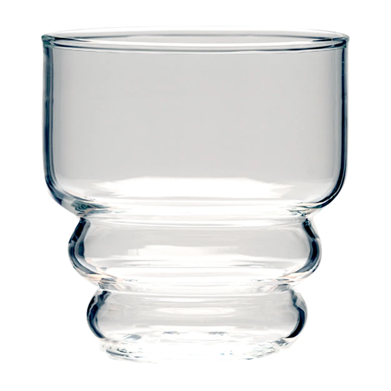Muurla Steps drinking glass 25 cl Clear | Scandinavian Design | Drinking glasses & tumblers | Transparent