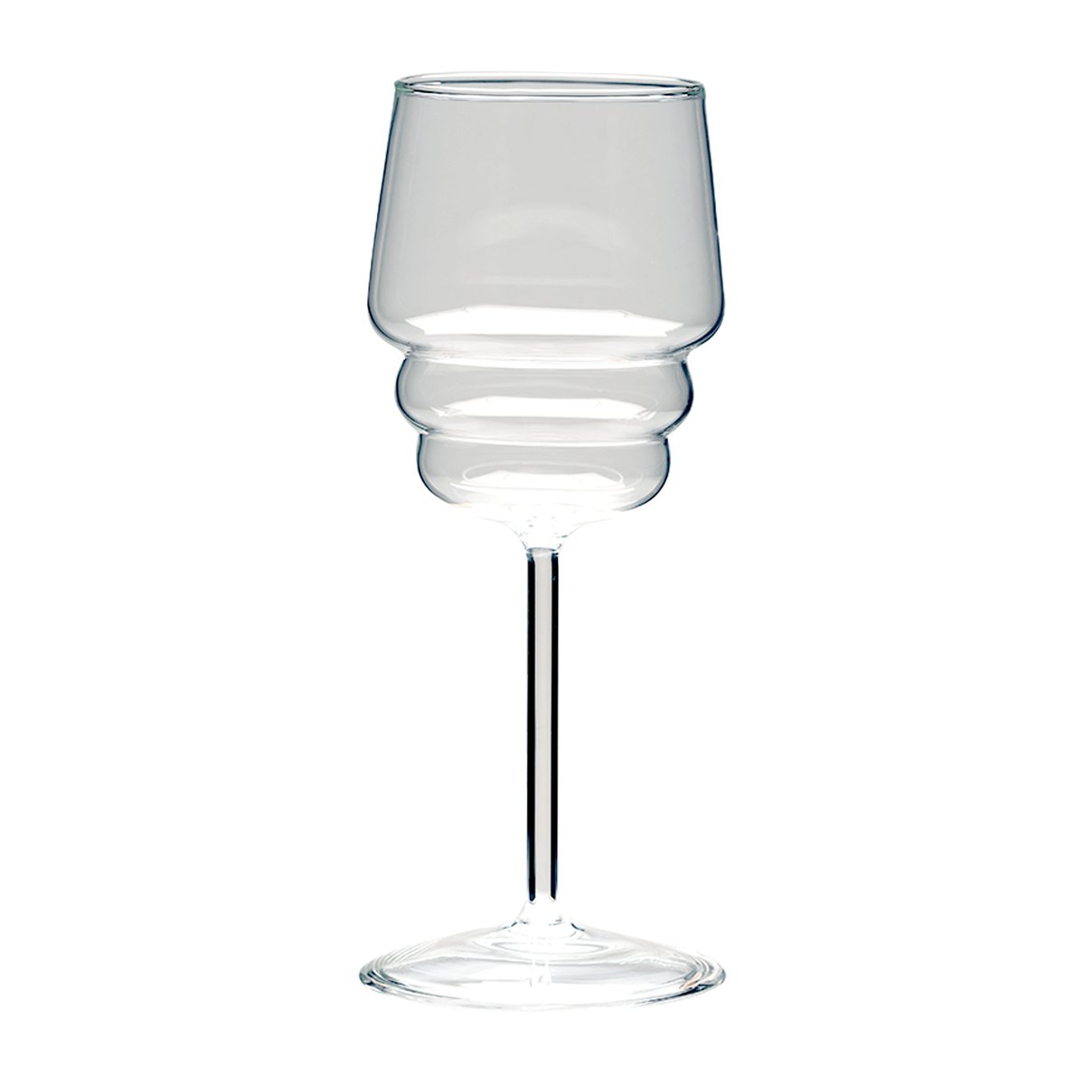 Muurla Steps white wine glass 32 cl Clear | Scandinavian Design | Wine glasses | Transparent