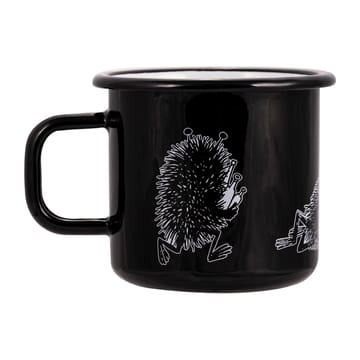 Stinky enamel mug 37 cl - Black - Muurla