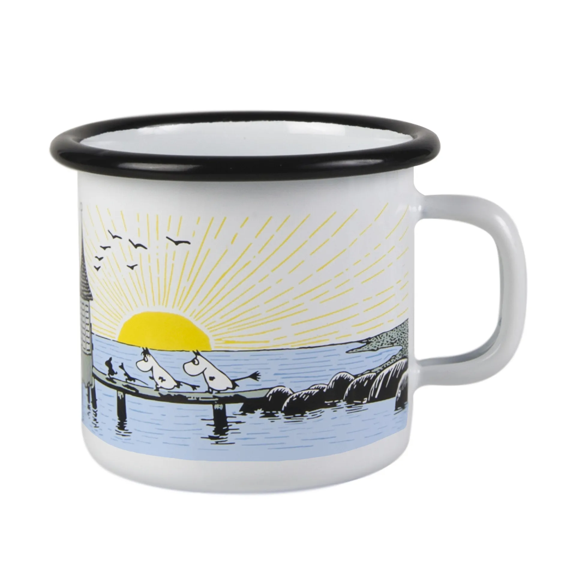 Summer wind enamel mug, 2.5 dl Muurla