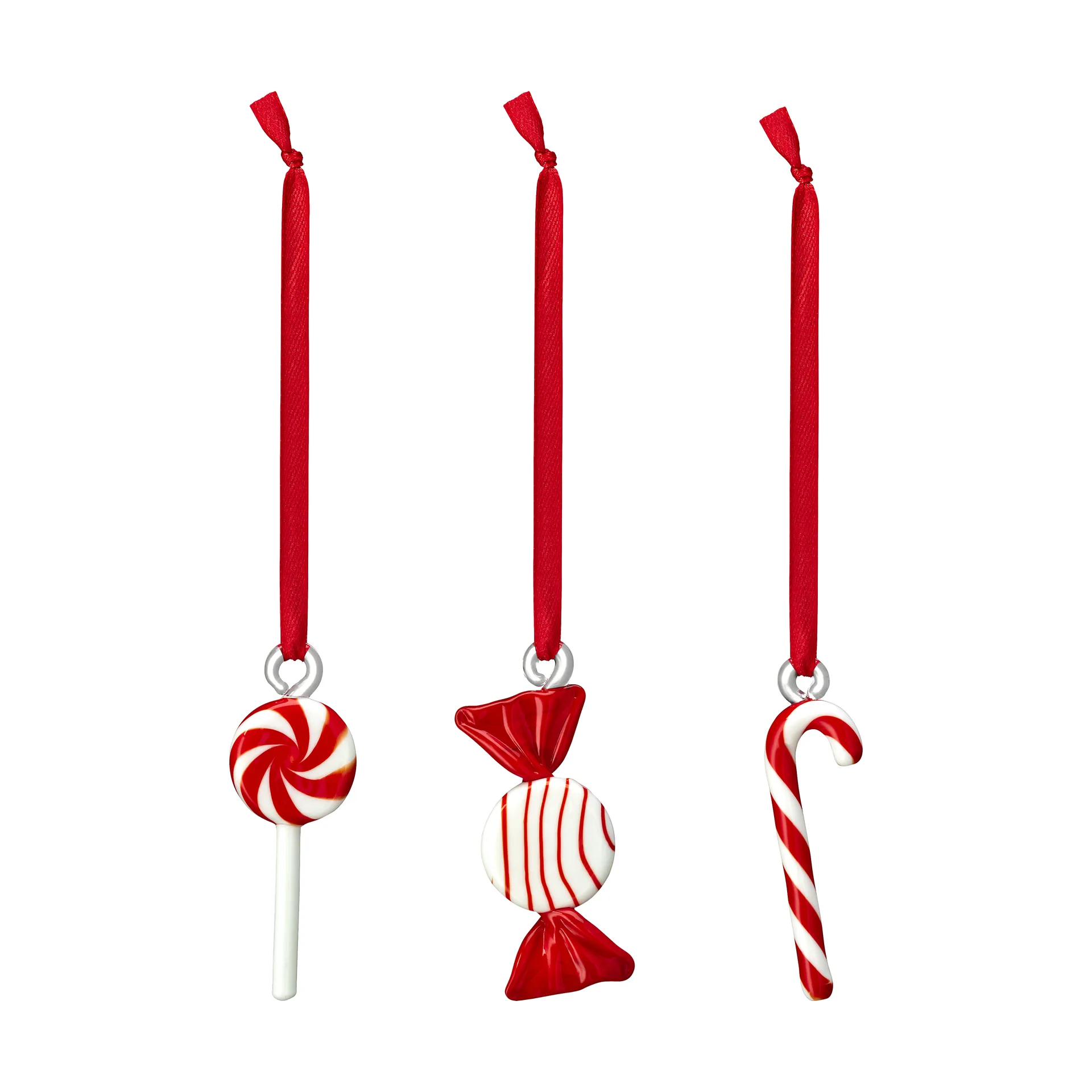 Sweets Christmas decoration 3-pack, Red Muurla