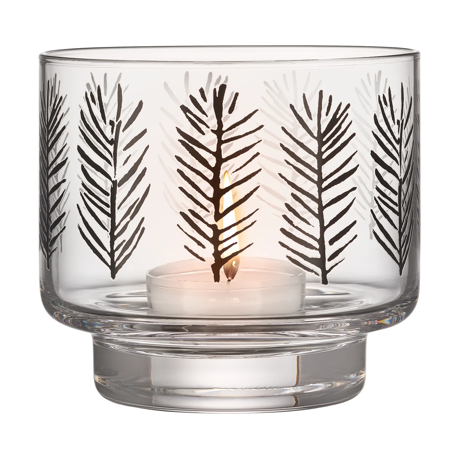 Teemu Järvi x Muurla candle holder Ø9x8 cm, Spruce branches Muurla