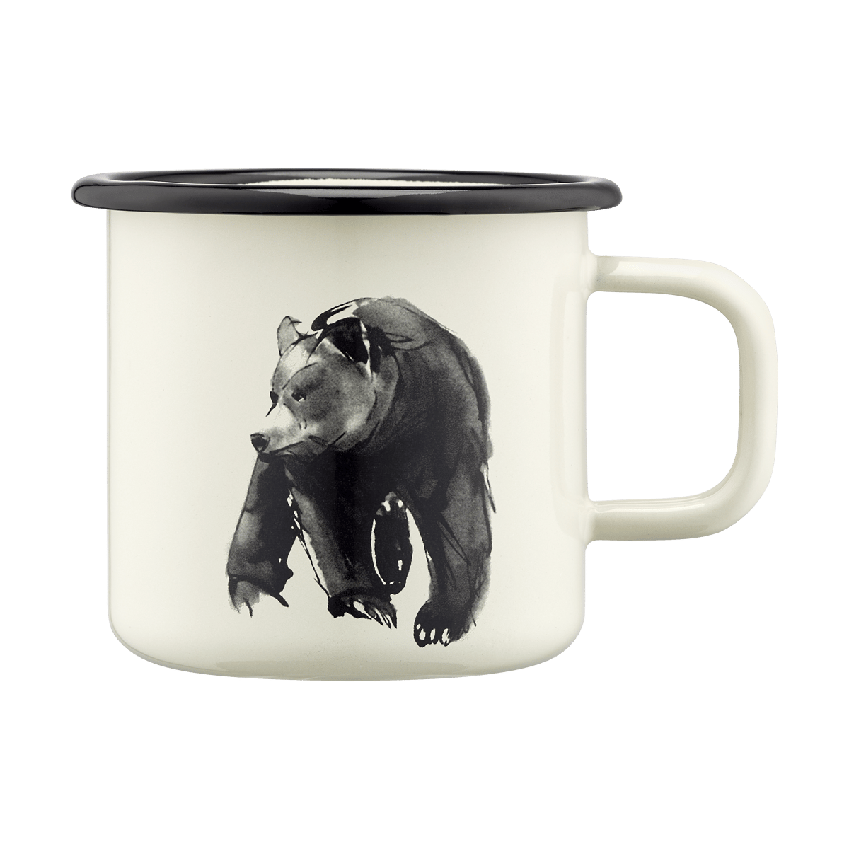 Muurla Teemu Järvi x Muurla enamel mug 37 cl Bear