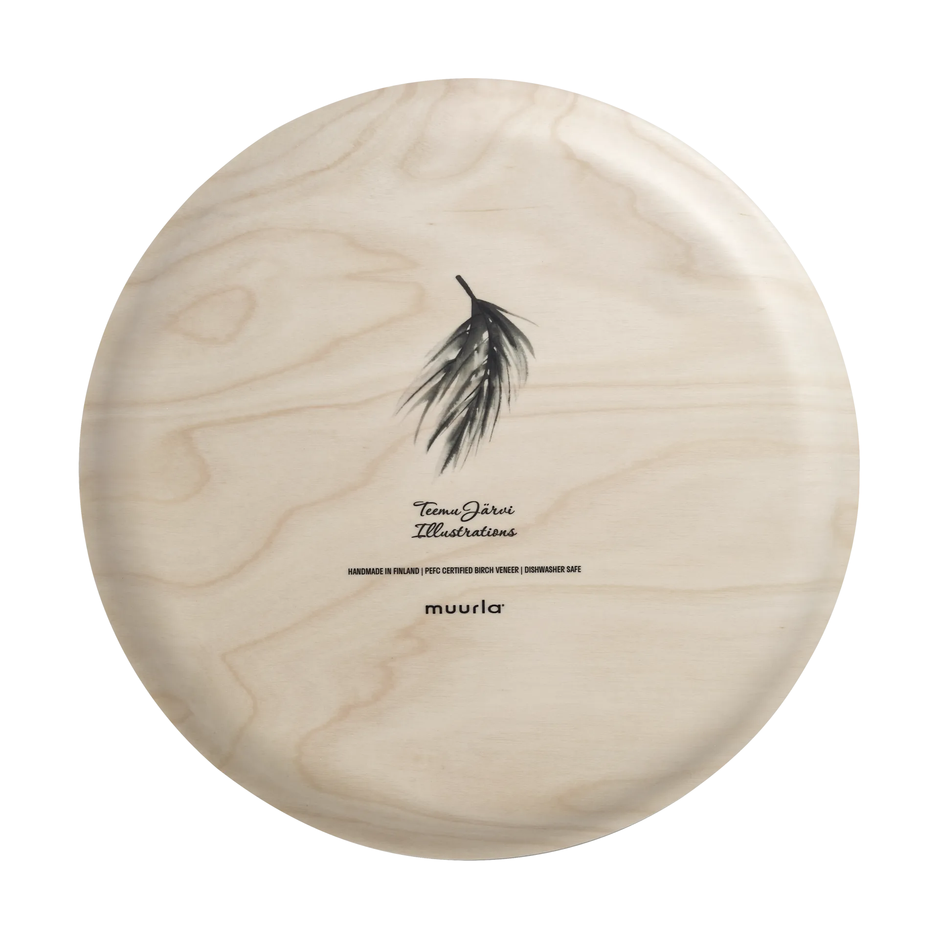 Teemu Järvi x Muurla tray Ø35 cm, Fir Muurla