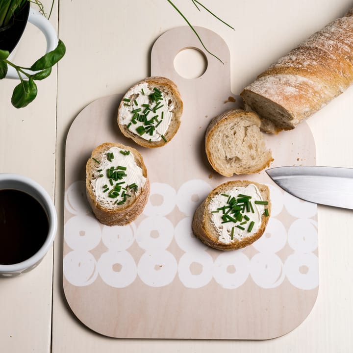 Twirl cutting board 25x32 cm - birch-white - Muurla
