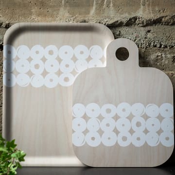 Twirl cutting board 25x32 cm - birch-white - Muurla