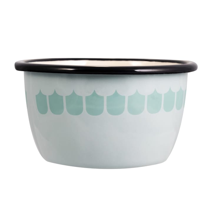 Vappu enamel bowl 30 cl - Green - Muurla