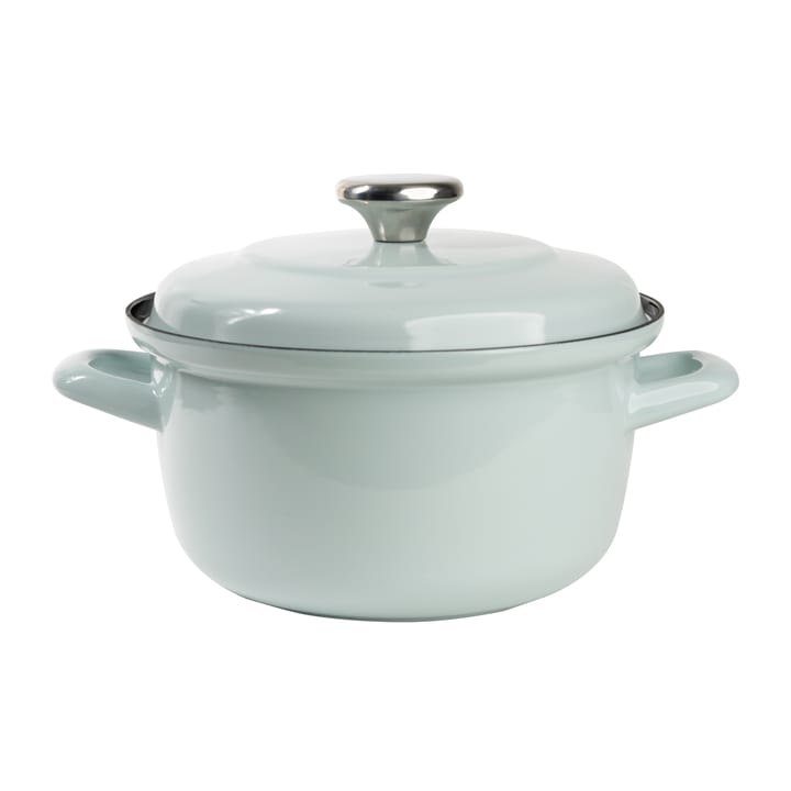 Vappu enamel casserole 5.4 L - Green - Muurla