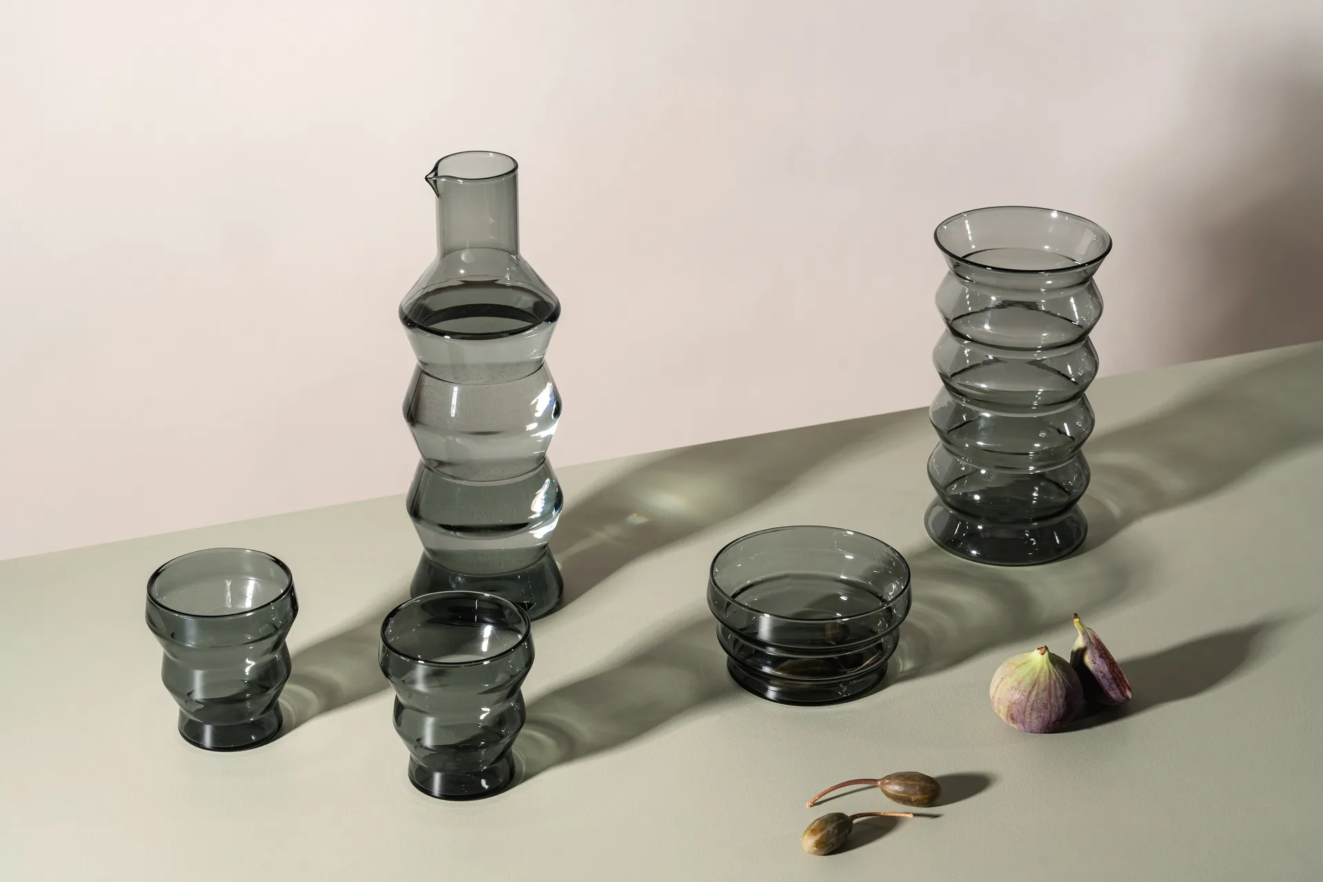 Waves bowl 50 cl, Grey Muurla