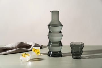 Waves drinking glass 30 cl - Grey - Muurla