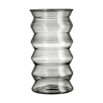 Waves vase 20 cm - Grey - Muurla