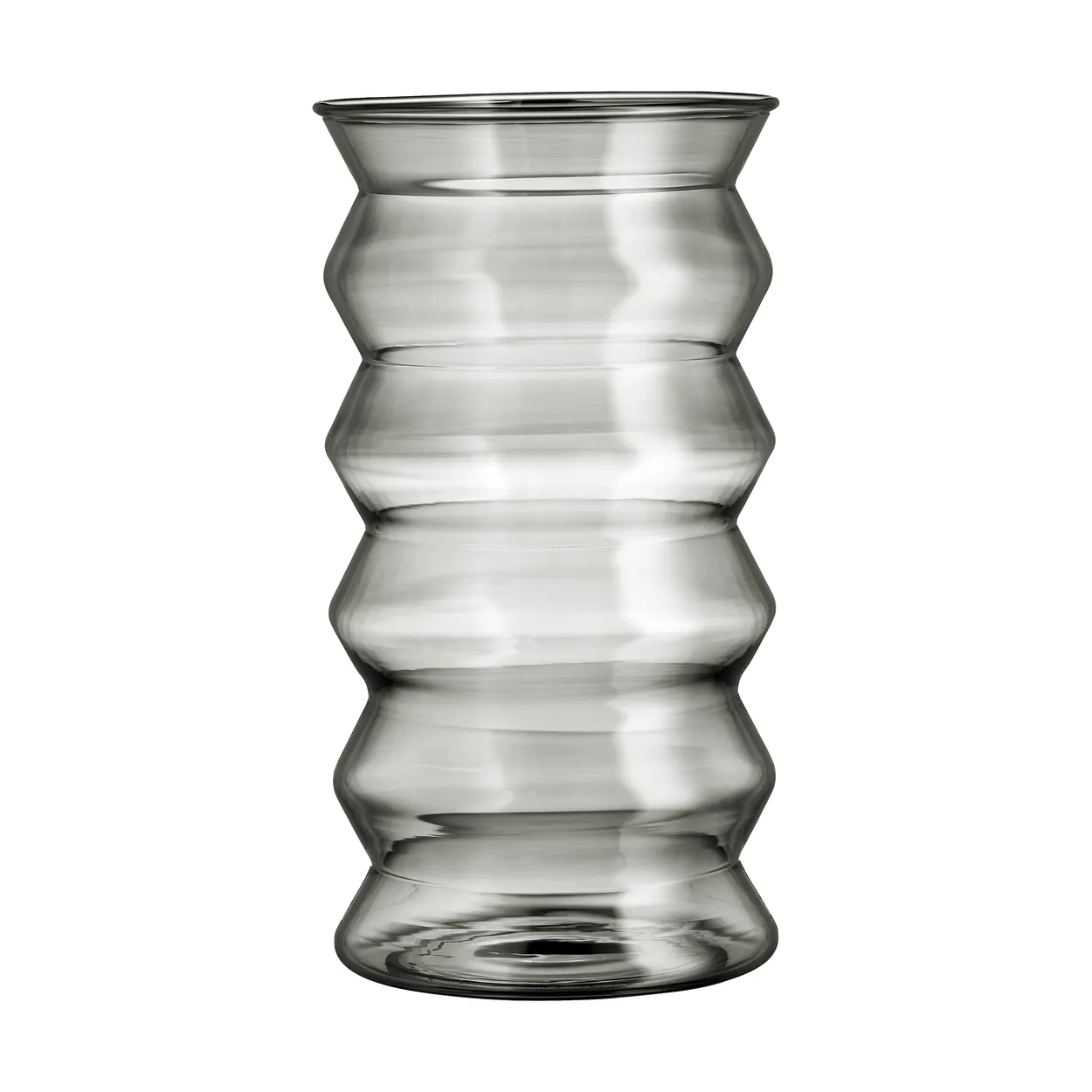 Muurla Waves vase 20 cm Grey | Scandinavian Design | Vases | Grey