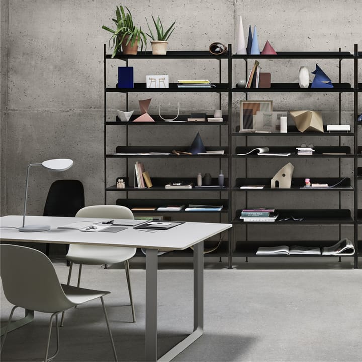 70/70 dining table 170x85 cm, Solid oak-Grey Muuto