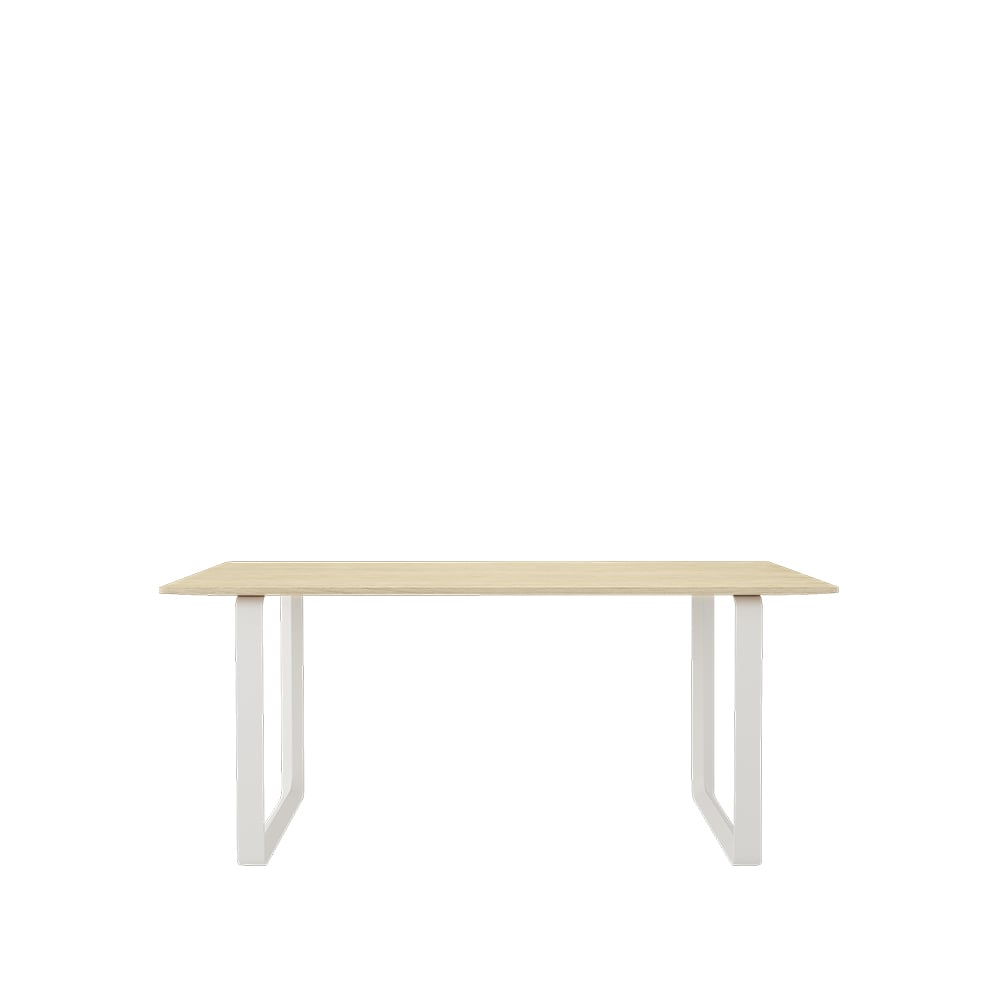 Muuto 70/70 dining table 170x85 cm Solid oak-White | Scandinavian Design | Dining tables | Beige