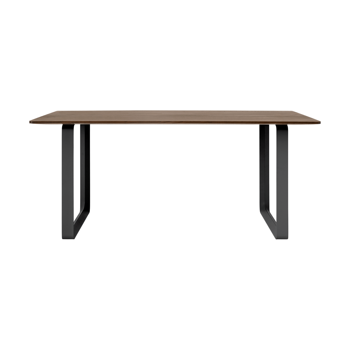 Muuto 70/70 dining table 170x85 cm Solid oak-Black | Scandinavian Design | Dining tables | Beige