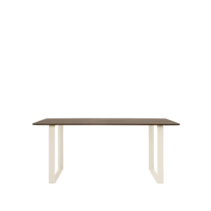 70/70 dining table 170x85 cm - Solid smoked oak-Sand - Muuto