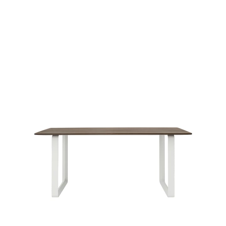 70/70 dining table 170x85 cm - Solid smoked oak-White - Muuto