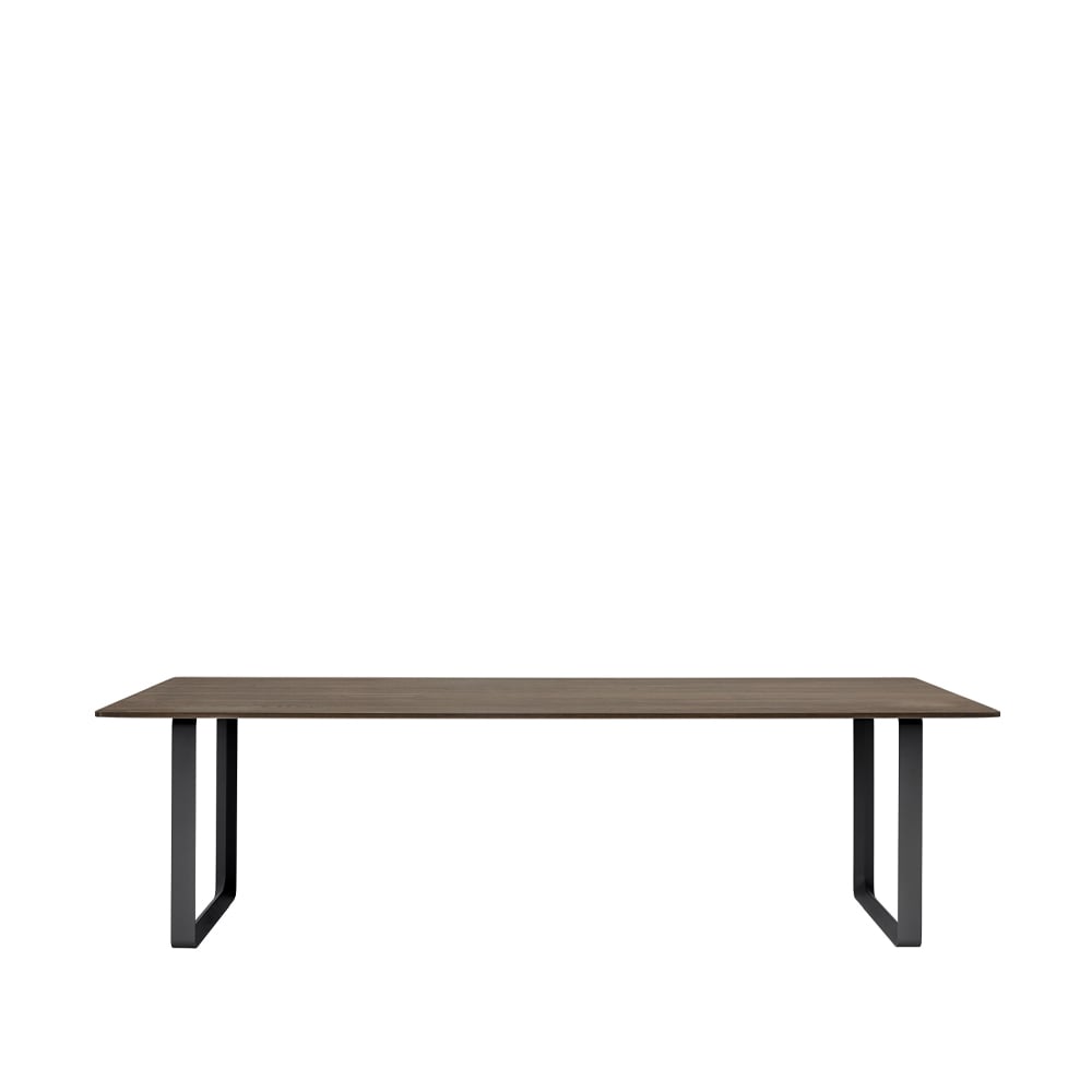 Muuto 70/70 dining table 255x108 cm Solid oak-Black
