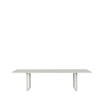 70/70 dining table 295x108 cm - Grey linoleum-Plywood-Grey - Muuto