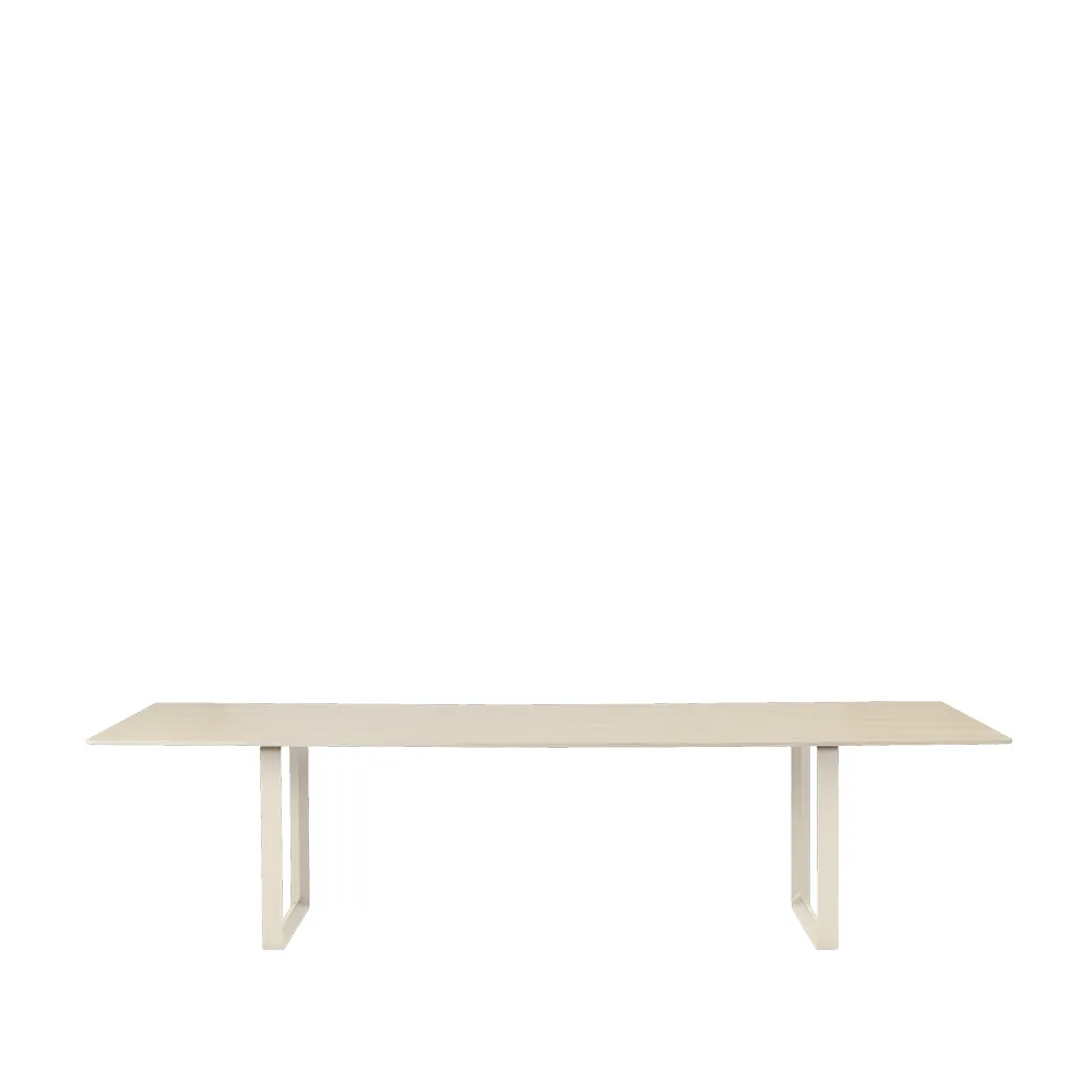 70/70 dining table 295x108 cm, Oak veener-Plywood-Sand Muuto