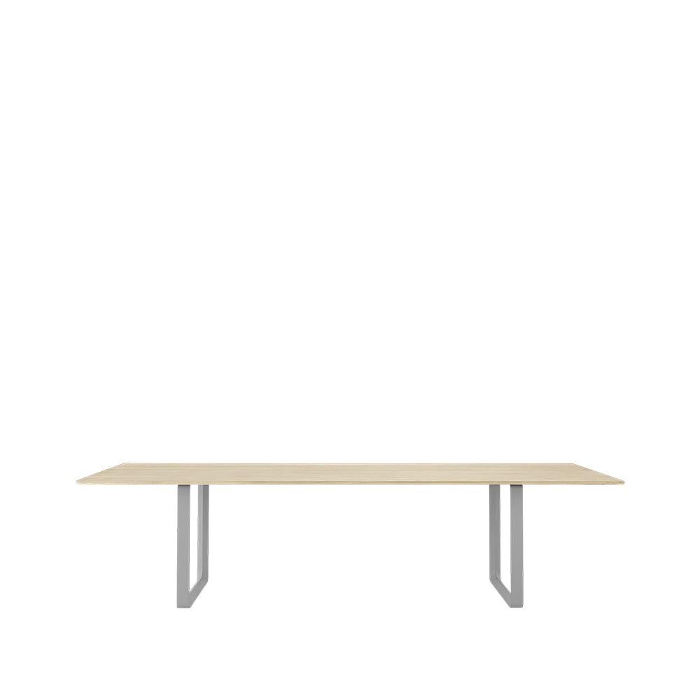 Muuto 70/70 dining table 295x108 cm Solid oak-Grey | Scandinavian Design | Dining tables | Beige