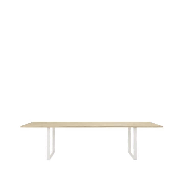 70/70 dining table 295x108 cm - Solid oak-White - Muuto