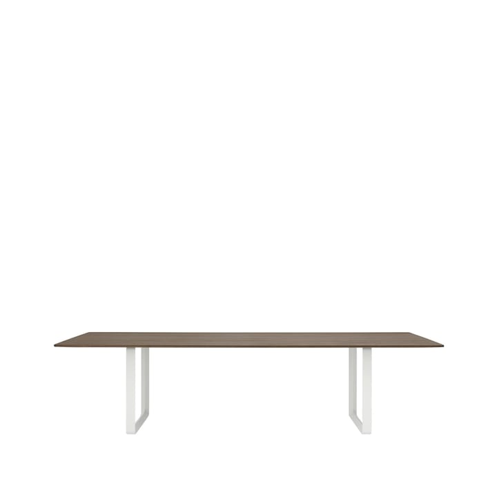 70/70 dining table 295x108 cm - Solid smoked oak-White - Muuto