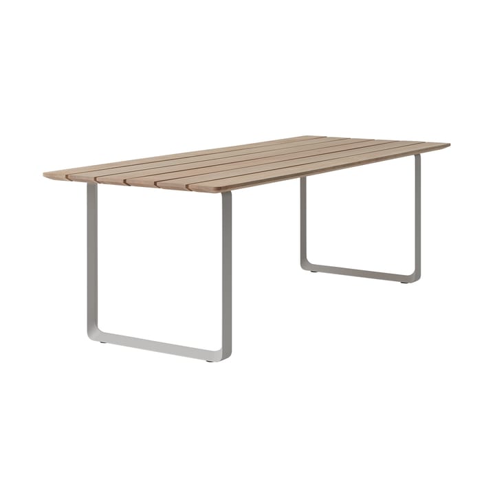 70/70 Outdoor dining table 225x90 cm grey steel frame - undefined - Muuto