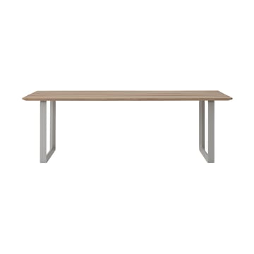 70/70 Outdoor dining table 225x90 cm grey steel frame - undefined - Muuto