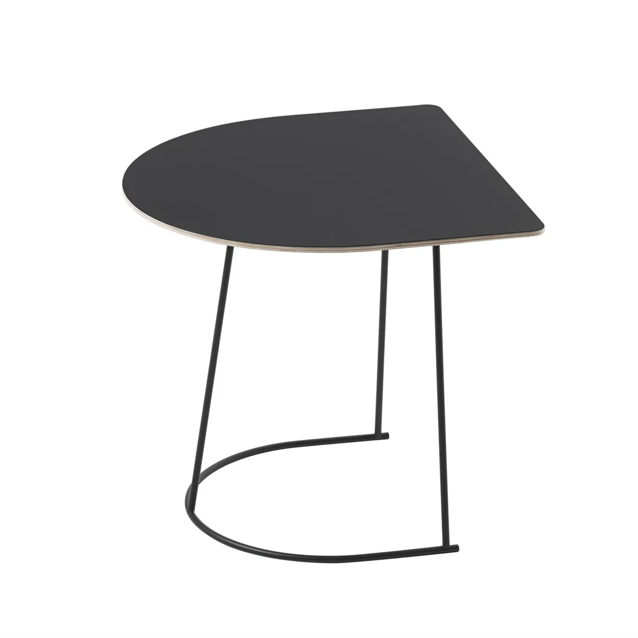 Muuto Airy sofa table half size Black | Scandinavian Design | Coffee tables | Black