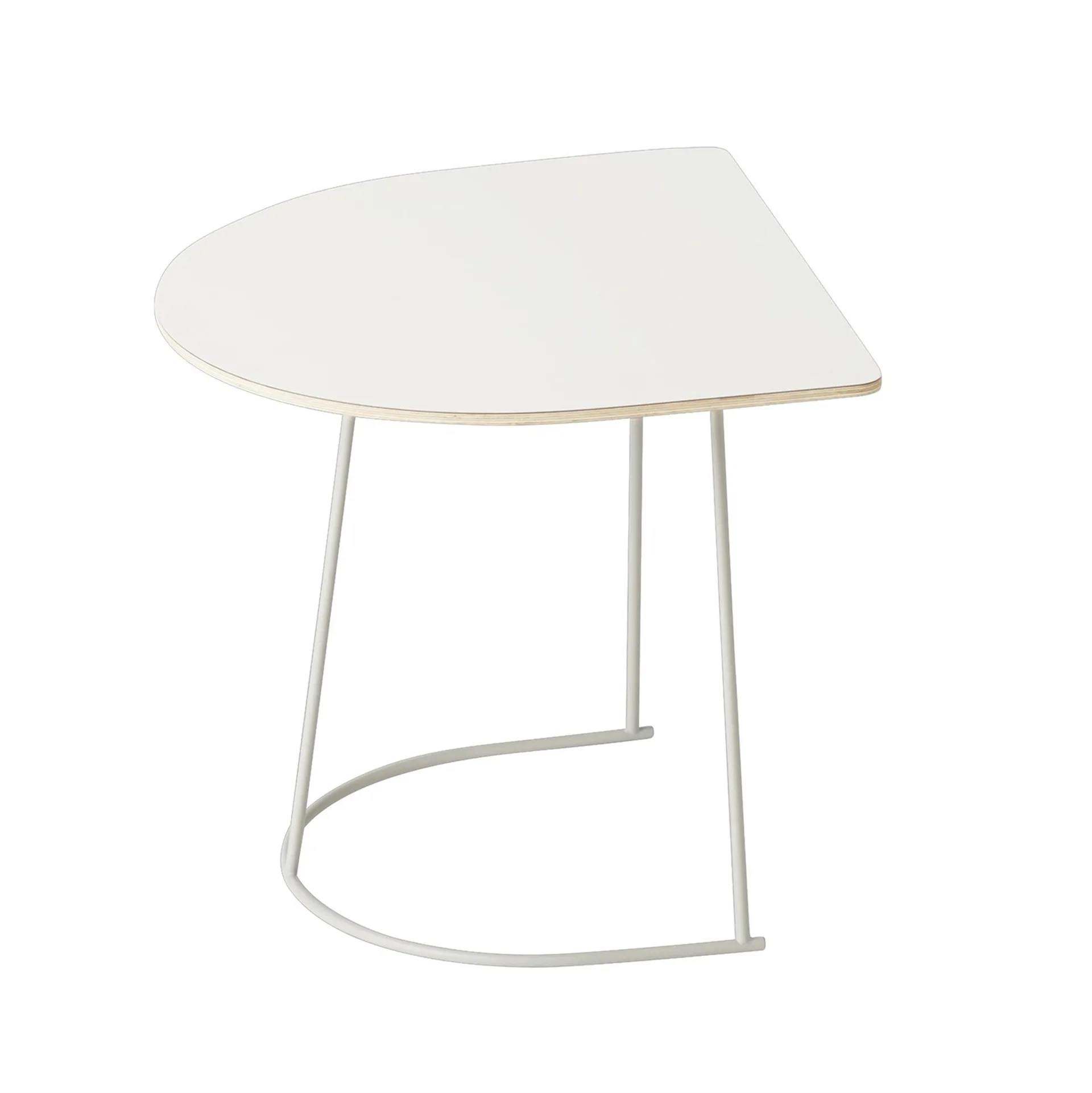 Airy sofa table half size, off-white Muuto