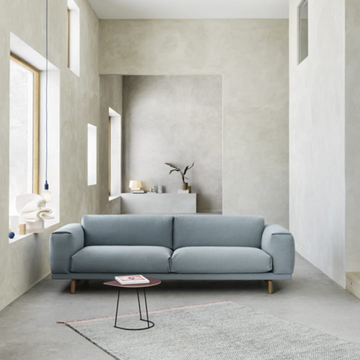 Airy sofa table half size, Plum nanolaminate Muuto