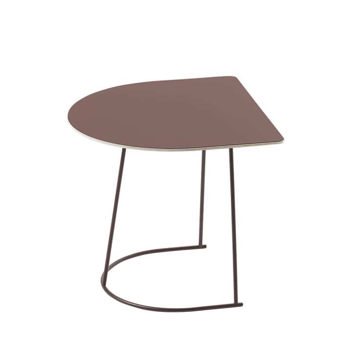 Airy sofa table half size, Plum nanolaminate Muuto