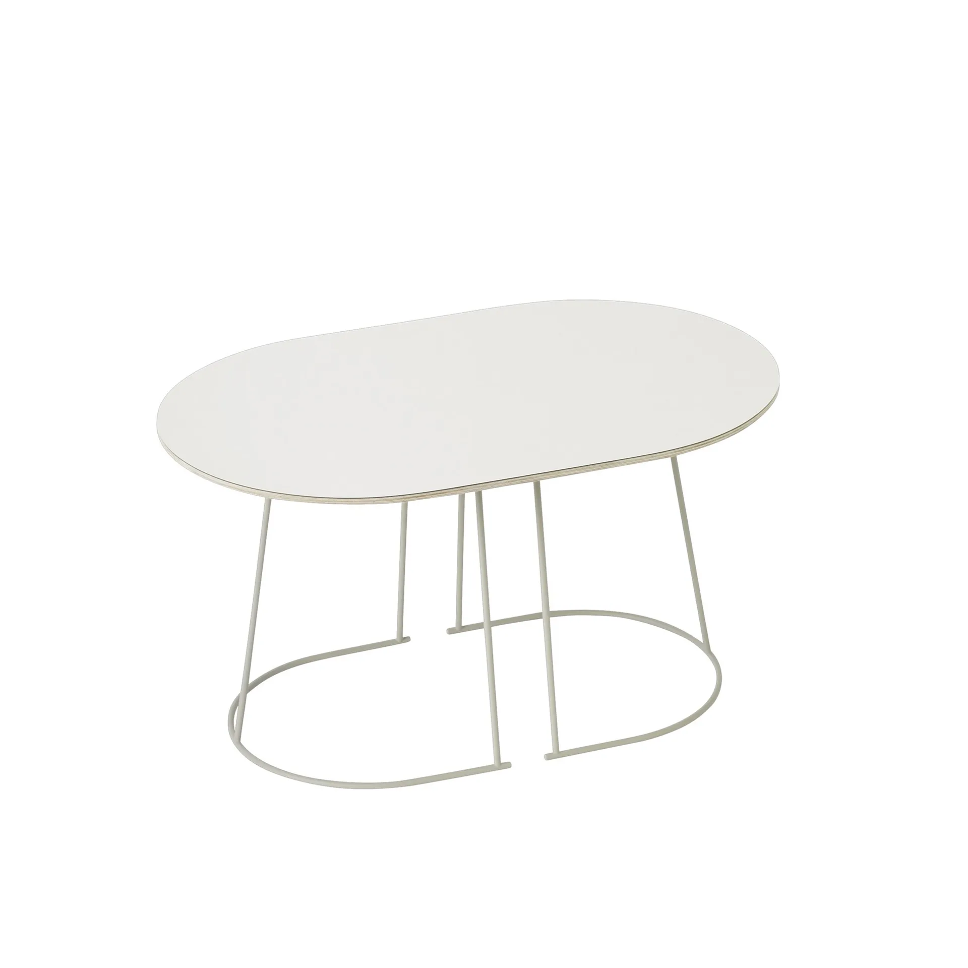 Airy sofa table S, Off-white nano laminate Muuto