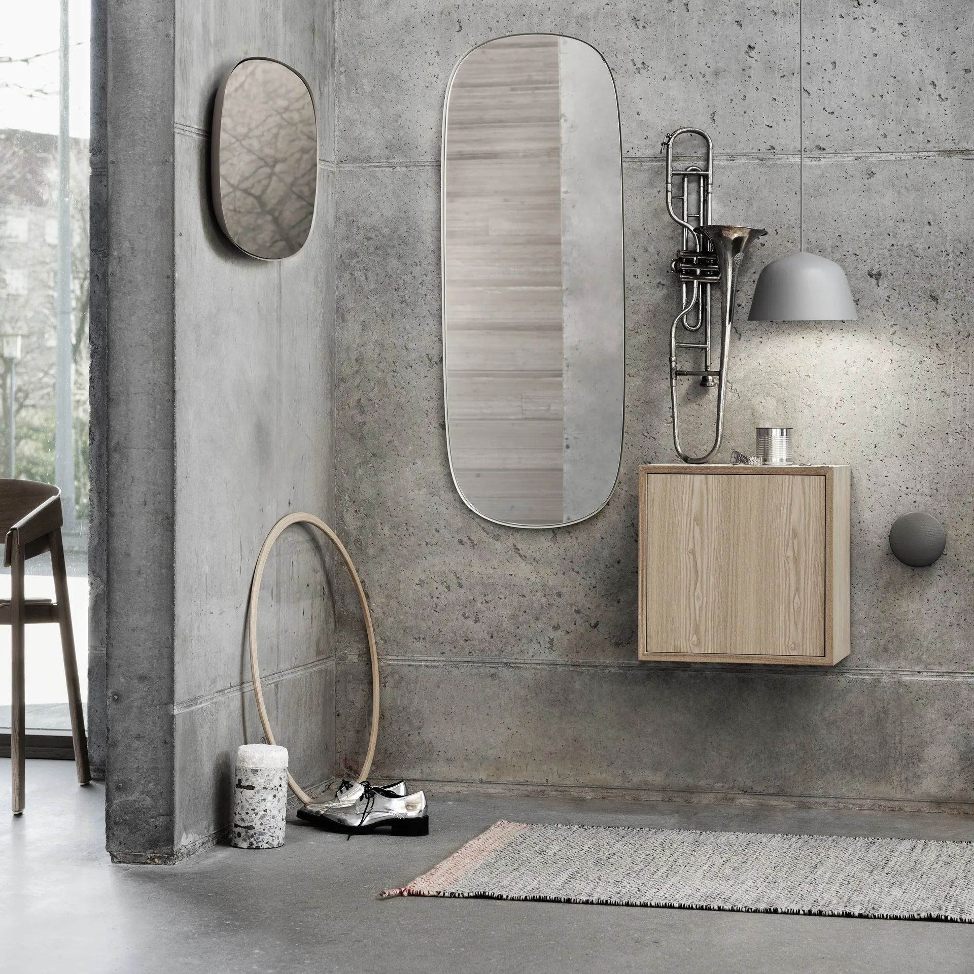 Ambit ceiling lamp Ø25 cm, grey Muuto