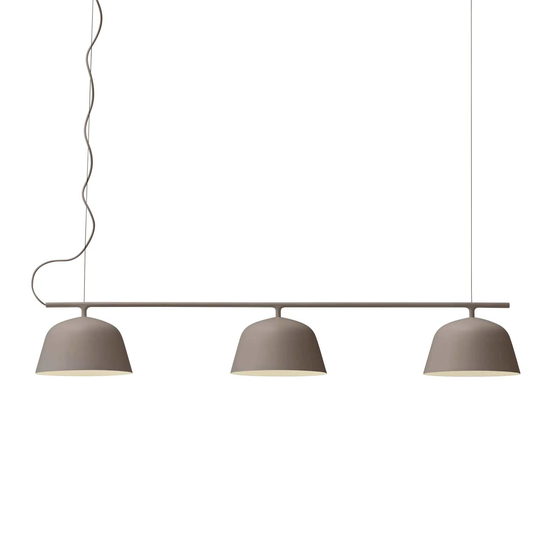 Ambit Rail ceiling lamp, Taupe Muuto