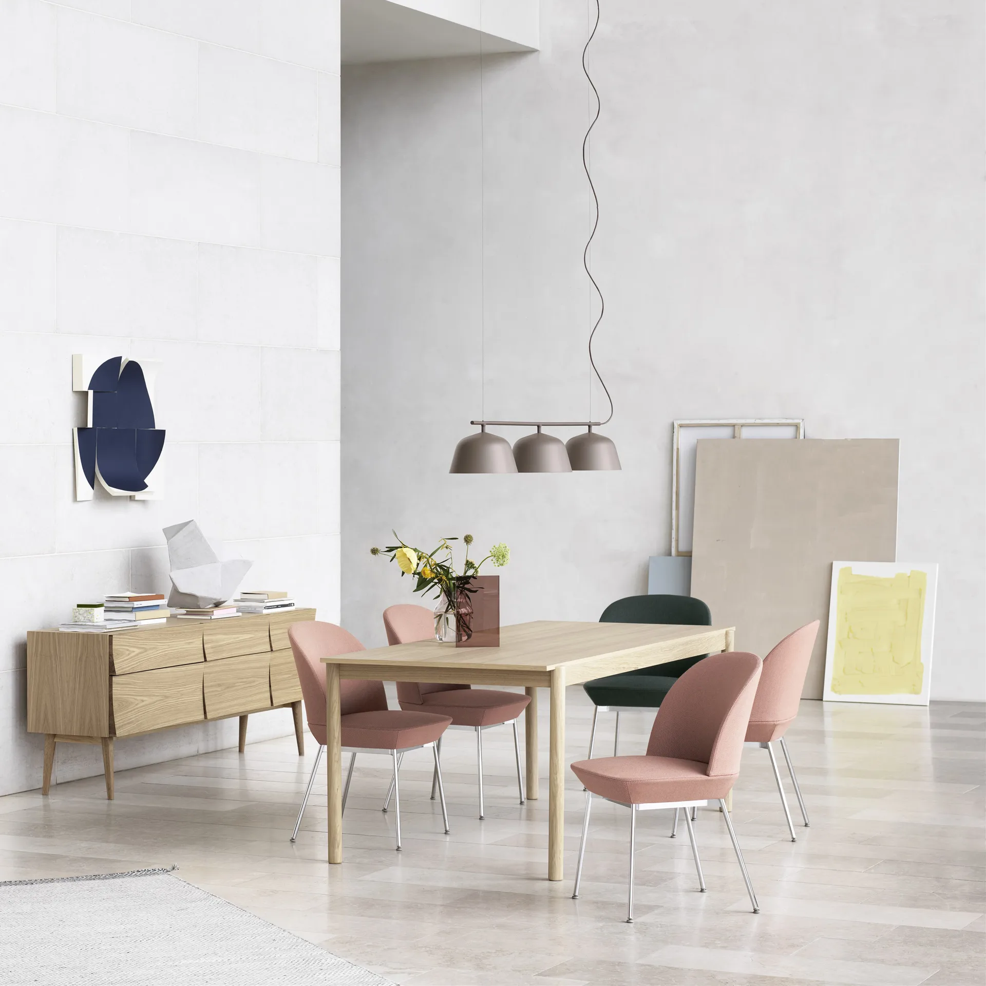 Ambit Rail ceiling lamp, Taupe Muuto