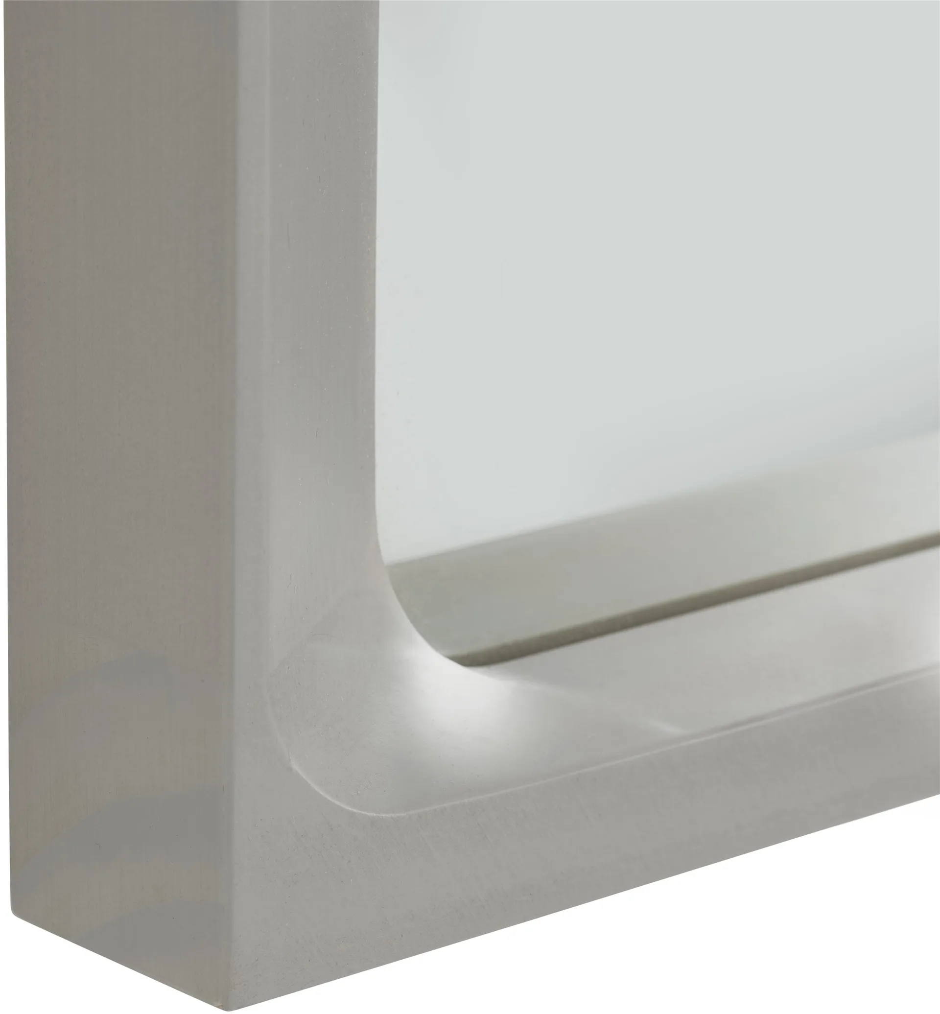 Arced mirror 170x61 cm, Light grey Muuto