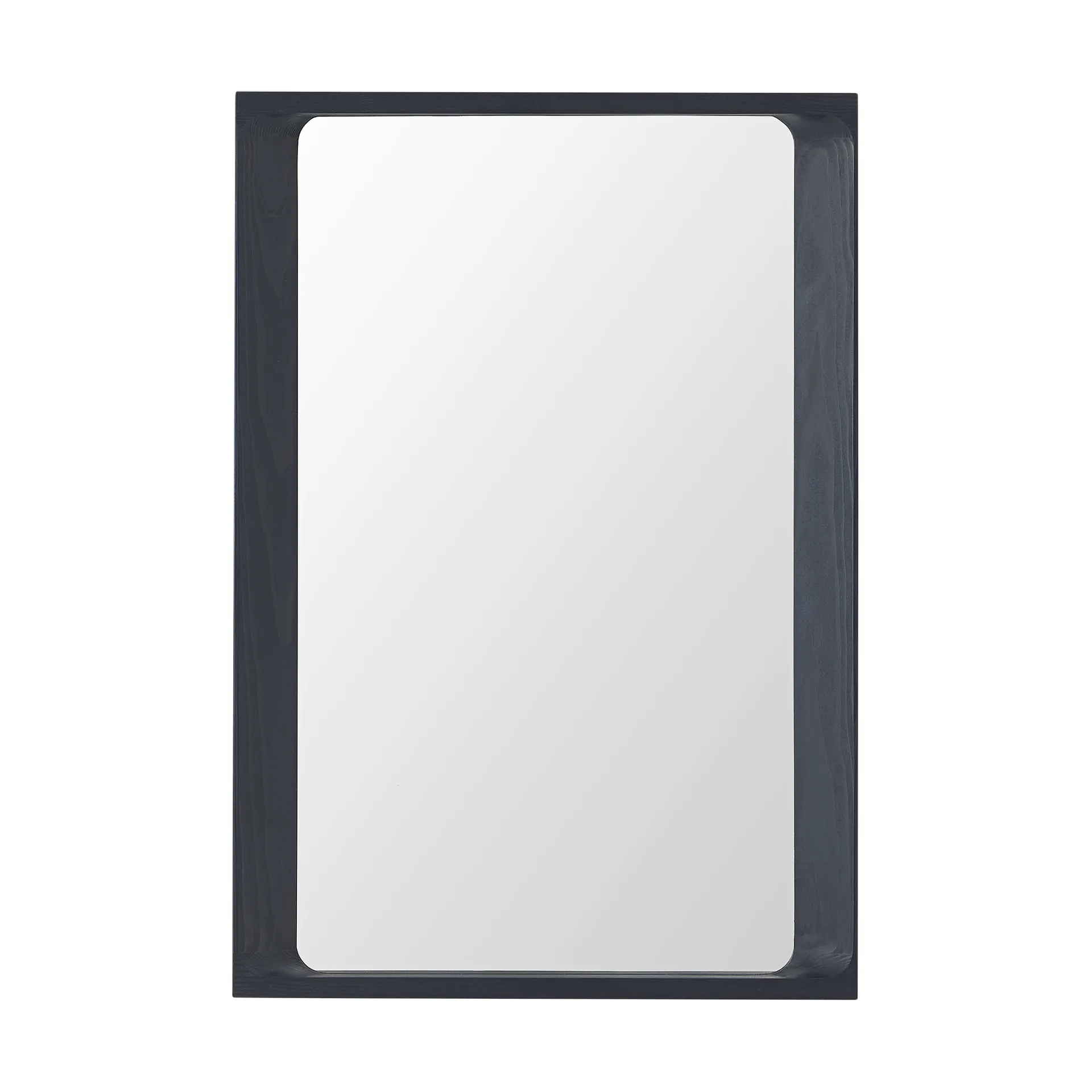 Arced mirror 80x55 cm, Midnight blue Muuto