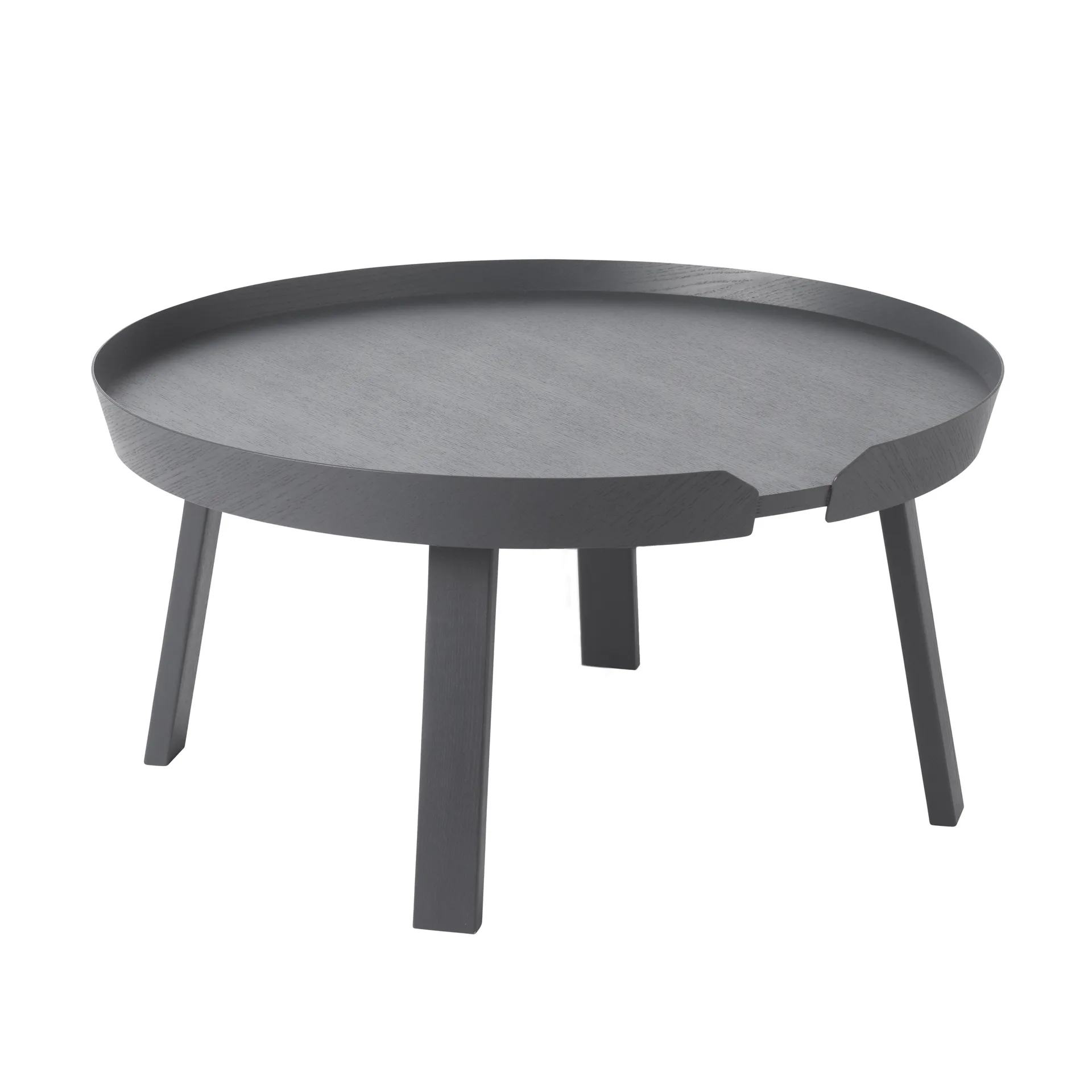 Around table large, anthracite (grey) Muuto