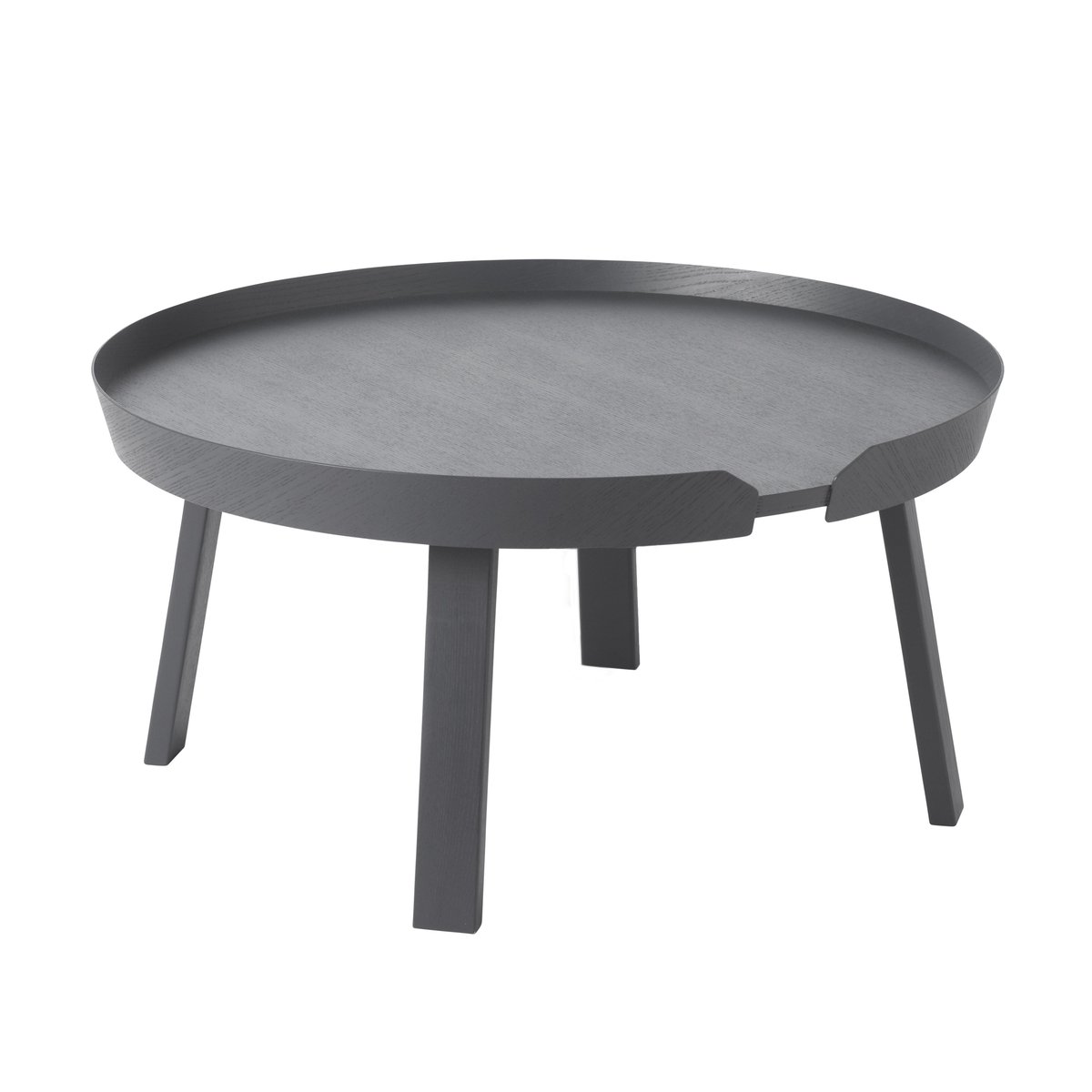 Muuto Around table large anthracite (grey) | Scandinavian Design | Coffee tables | Grey