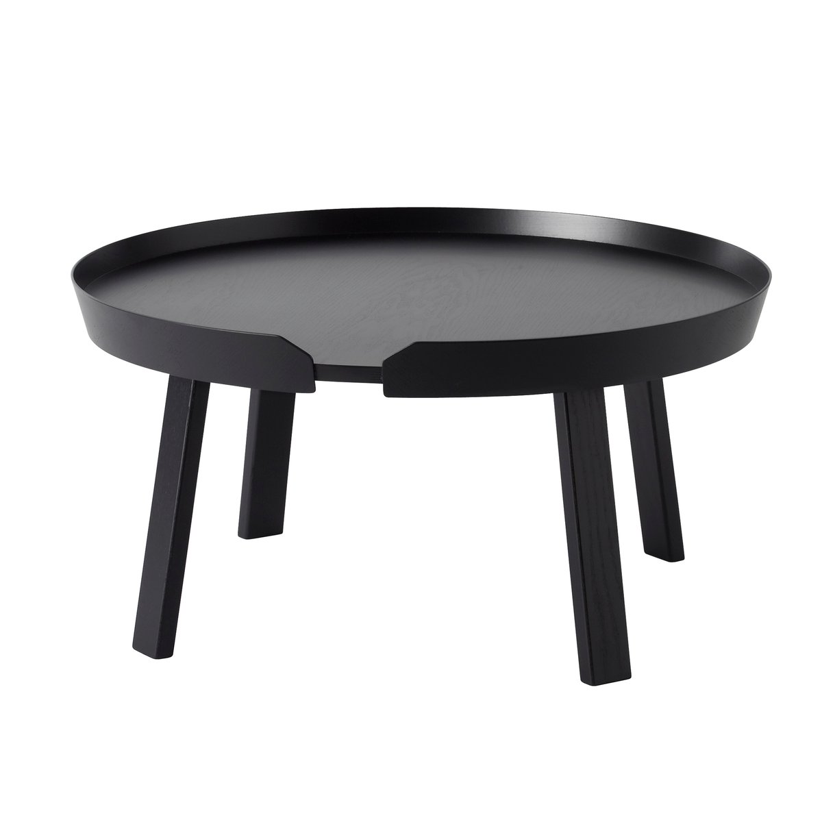 Muuto Around table large Black | Scandinavian Design | Coffee tables | Black