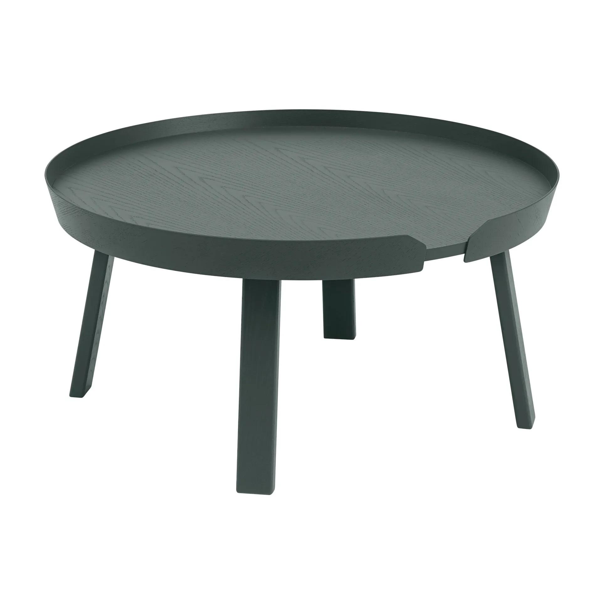 Around table large, Dark green Muuto