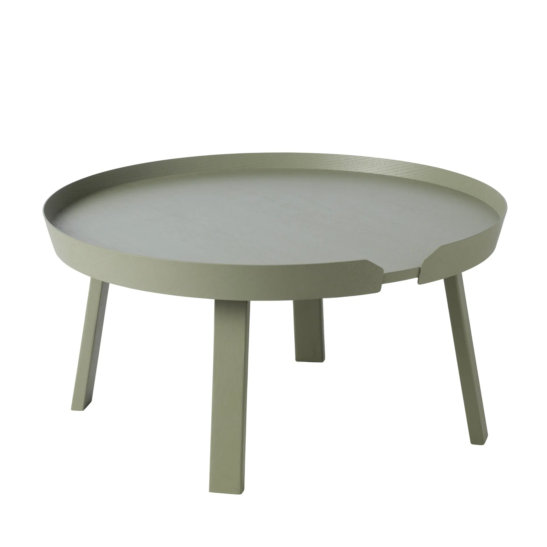 Around table large, Dusty green Muuto