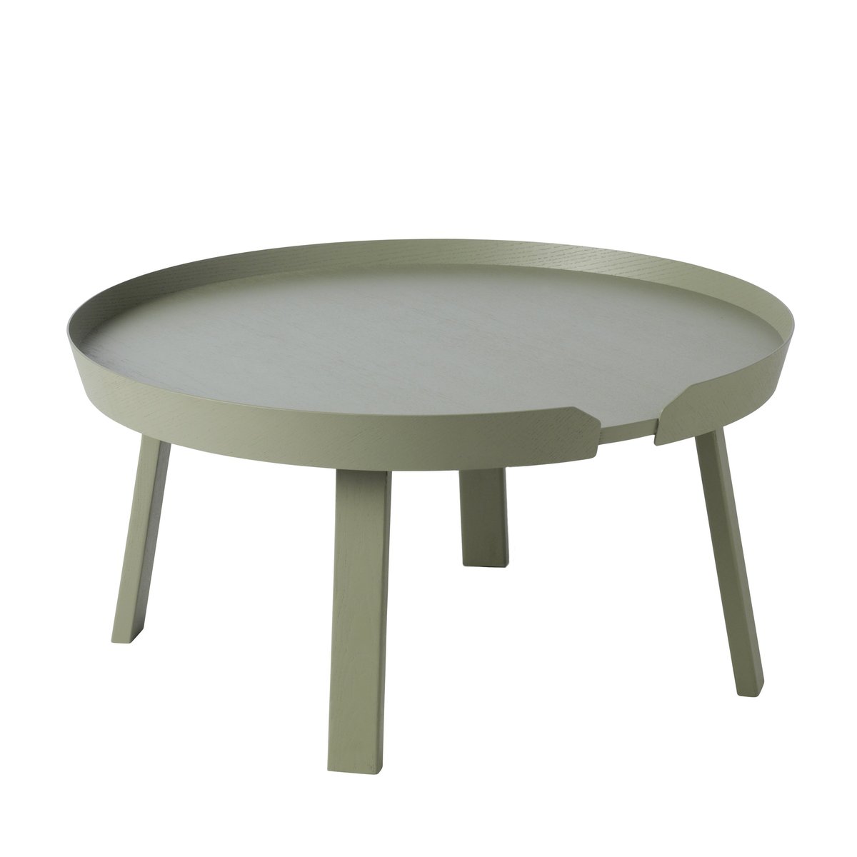 Muuto Around table large Dusty green | Scandinavian Design | Coffee tables | White