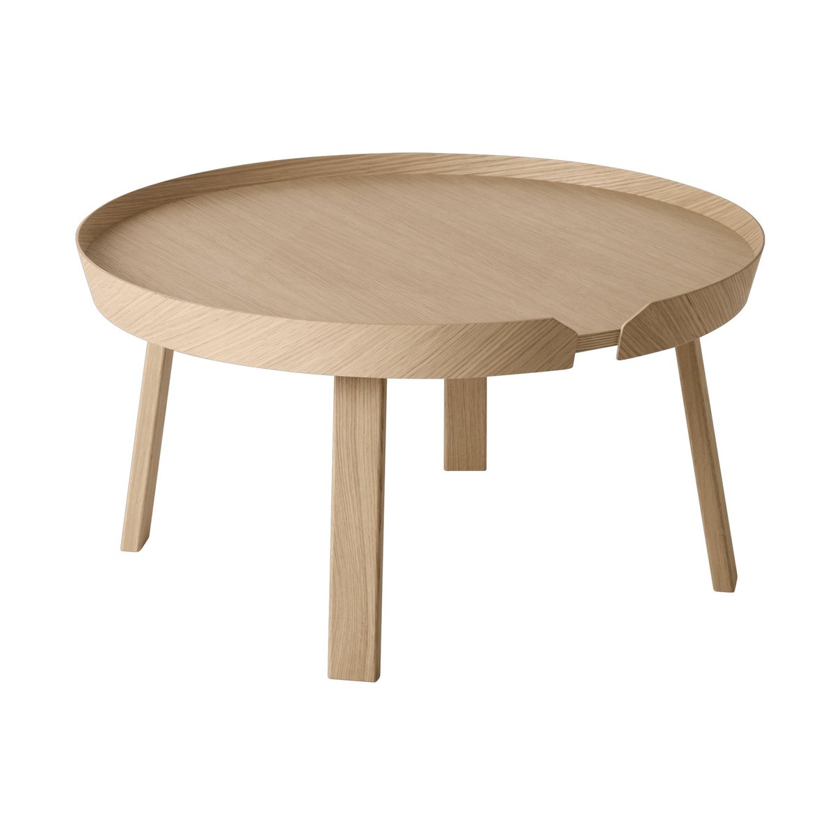 Muuto Around table large Oak | Scandinavian Design | Coffee tables | Brown