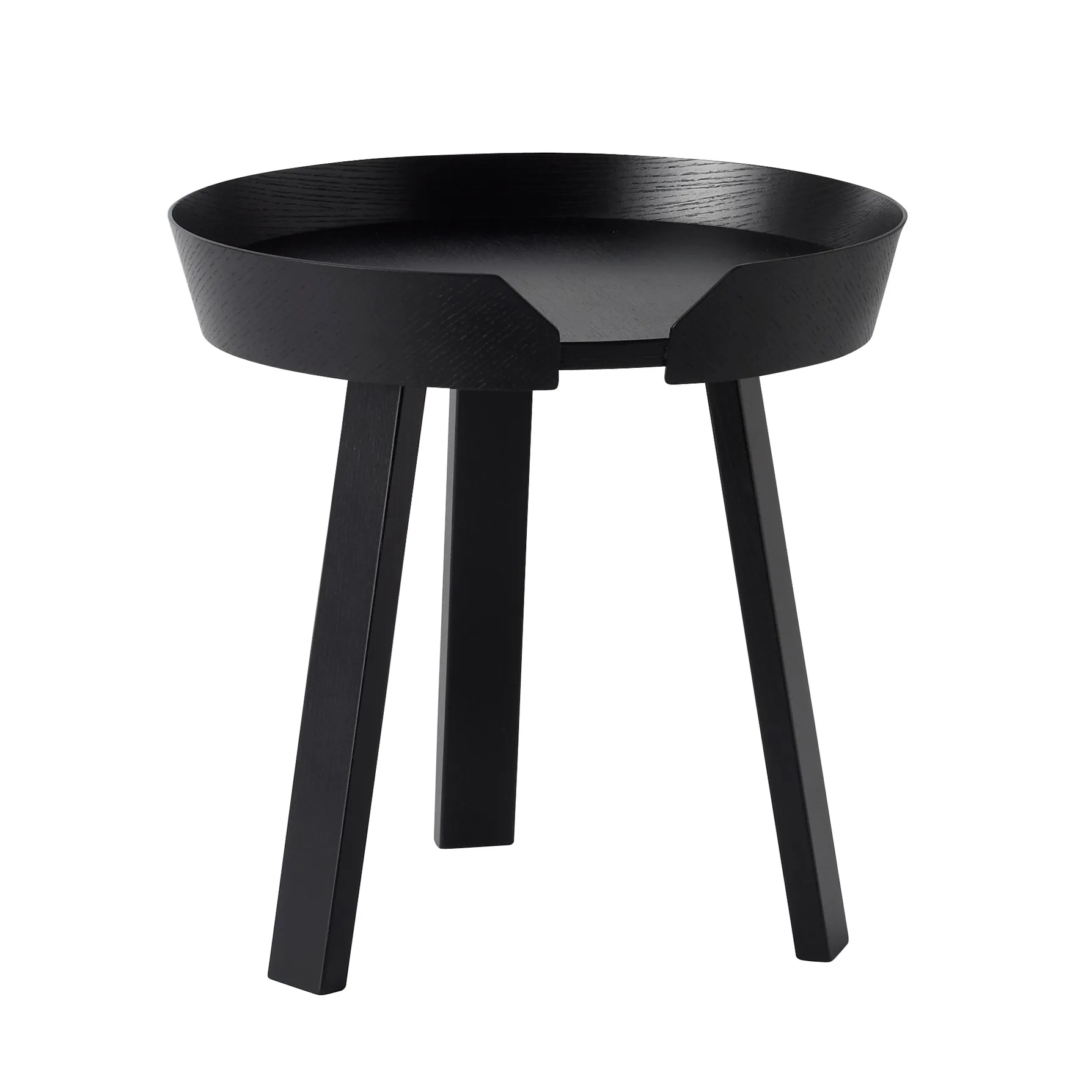 Around table small, black Muuto