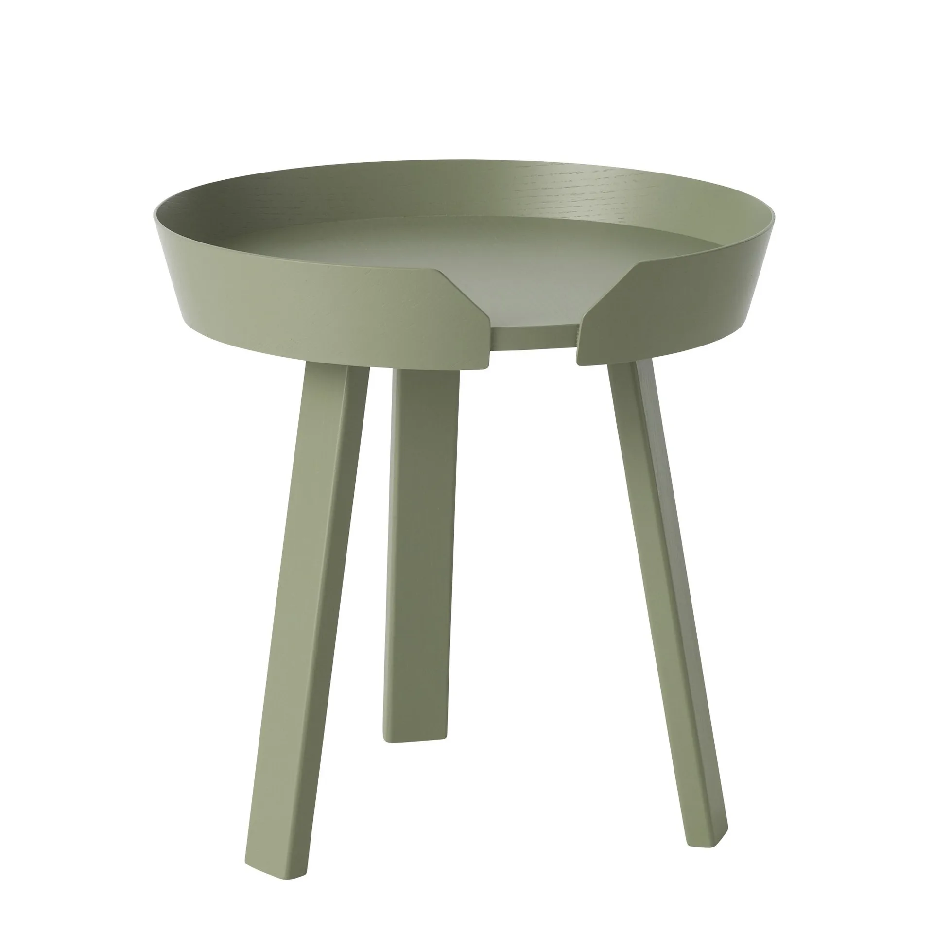 Around table small, dusty green Muuto