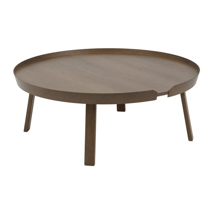 Around Table XL - Stained dark brown - Muuto