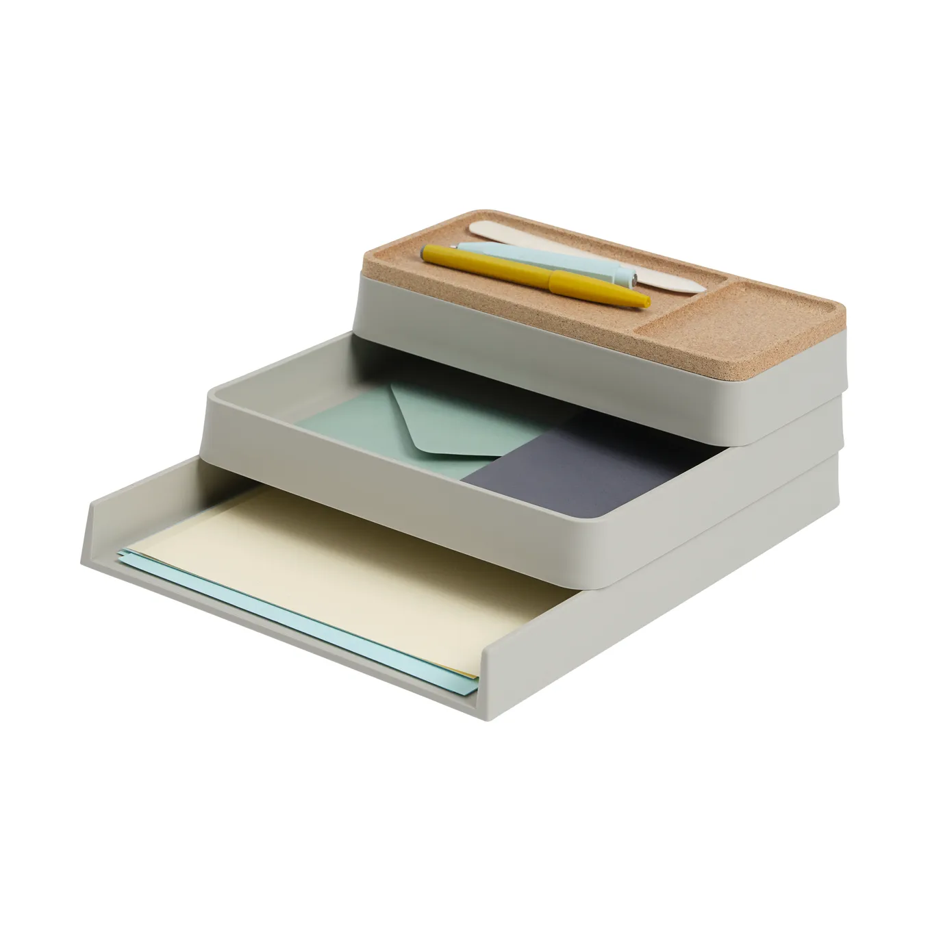 Arrange Desktop Storage, Configuration 1 grey Muuto